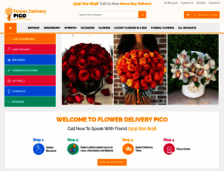 flowerdeliverypico.com screenshot
