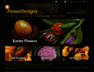 flowerdesignsworthing.co.uk screenshot