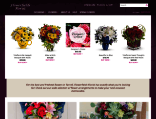 flowerfieldsflorist.com screenshot