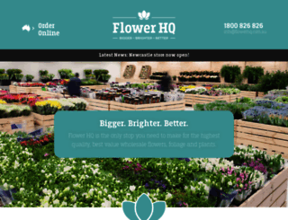 flowerhq.com.au screenshot