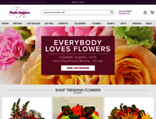flowerkingdom.com screenshot