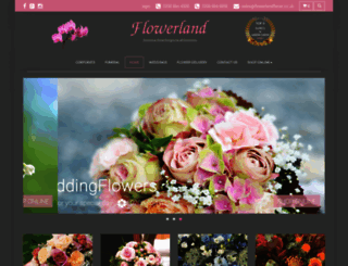 flowerlandflorist.co.uk screenshot