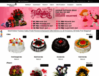 flowerncakegallery.com screenshot