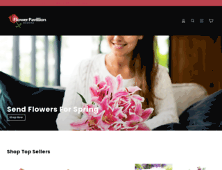 flowerpavillion.net screenshot