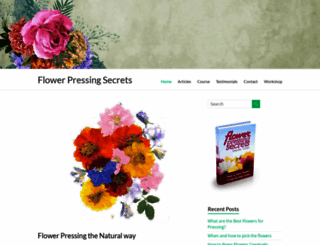flowerpressing.com screenshot