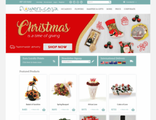 flowers.co.za screenshot