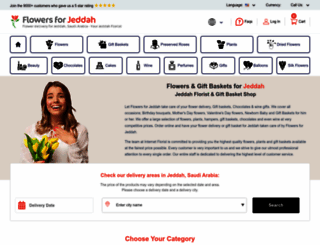 flowers4jeddah.com screenshot