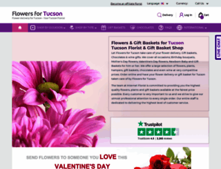 flowers4tucson.com screenshot