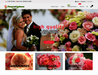 flowersandfreshness.com screenshot