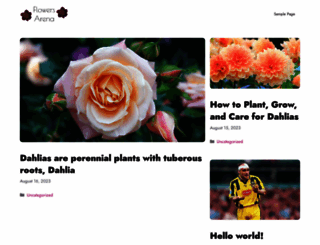 flowersarena.com screenshot