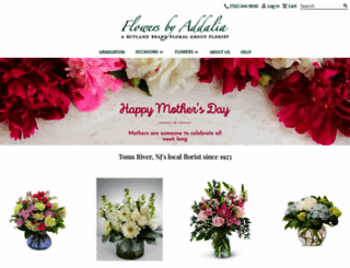flowersbyaddalia.com screenshot