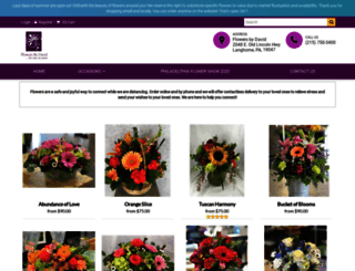 flowersbydavid.com screenshot