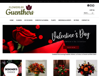 flowersbyguenthers.com screenshot