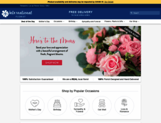 flowersbyinternational.net screenshot