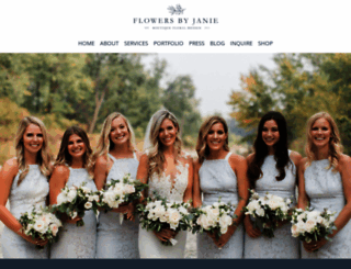 flowersbyjanie.com screenshot