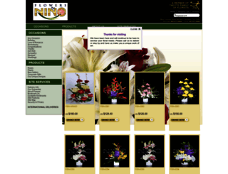 flowersbynino.com screenshot