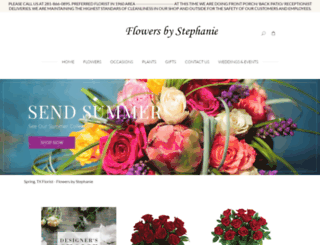 flowersbystephanie.net screenshot