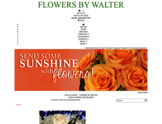 flowersbywalter.com screenshot
