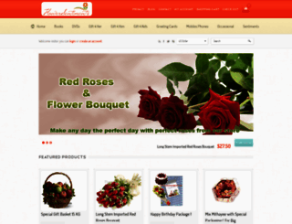 flowersentiments.com screenshot