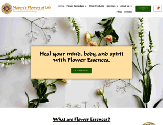 flowersforhealing.com screenshot