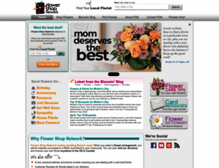 flowershopnetwork.com screenshot