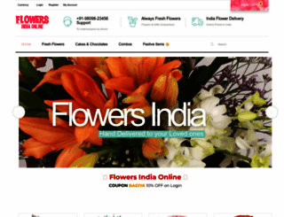 flowersindiaonline.com screenshot