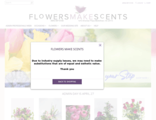 flowersmakescents.net screenshot