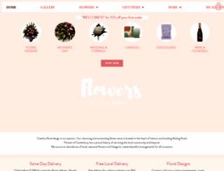flowersofcanterbury.com.au screenshot