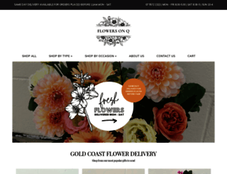 flowersonq.com.au screenshot