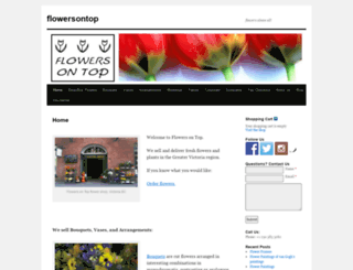 flowersontop.ca screenshot