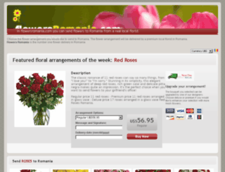 flowersromania.com screenshot