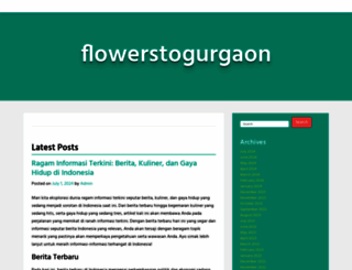 flowerstogurgaon.com screenshot