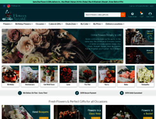 flowerstouae.com screenshot