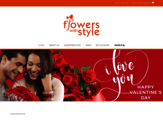 flowerswithstyle.com.au screenshot