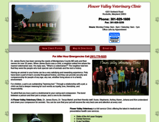 flowervalleyvet.com screenshot