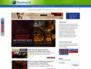 flowerweb.com screenshot