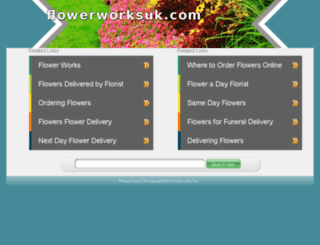 flowerworksuk.com screenshot