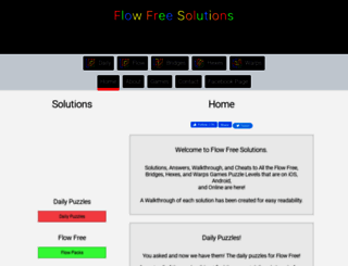 flowfreesolutions.com screenshot