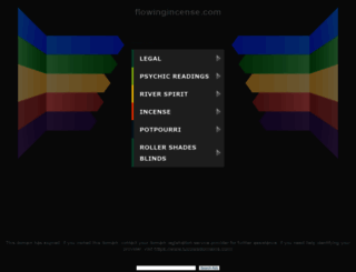 flowingincense.com screenshot