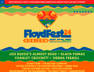 floydfest.com screenshot
