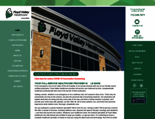 floydvalleyclinics.org screenshot