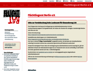fluechtlingsrat-berlin.de screenshot