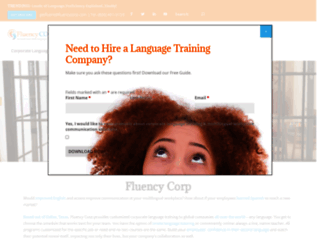 fluencycorp.com screenshot
