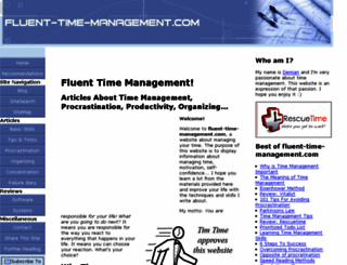 fluent-time-management.com screenshot