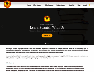 fluentfastacademy.com screenshot