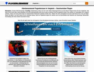 flugerlebnisse.com screenshot