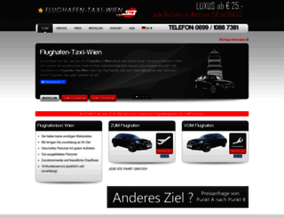 flughafen-taxi-wien.at screenshot