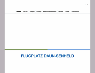 flugplatz-daun.de screenshot