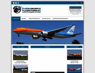 flugzeugbilder.de screenshot