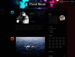 fluid-theme.pixelunion.net screenshot